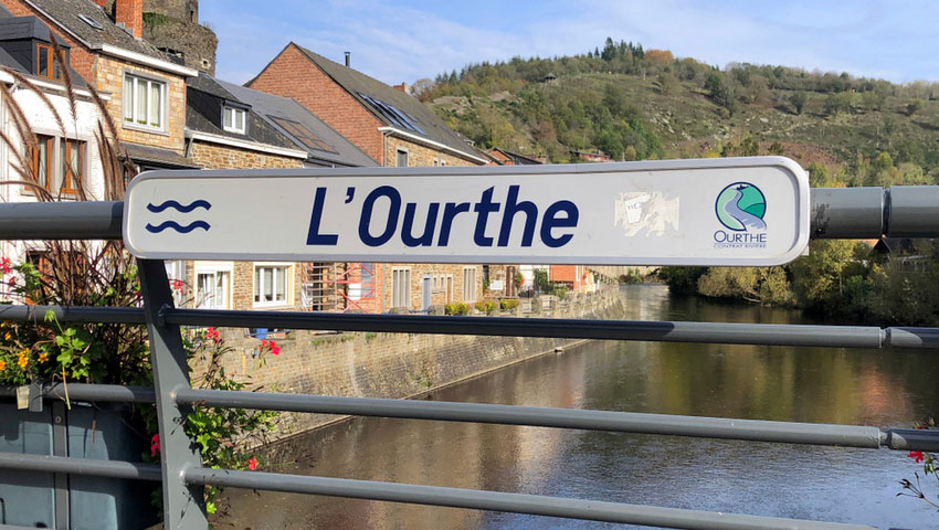 Ourthe overstroming Ardennen