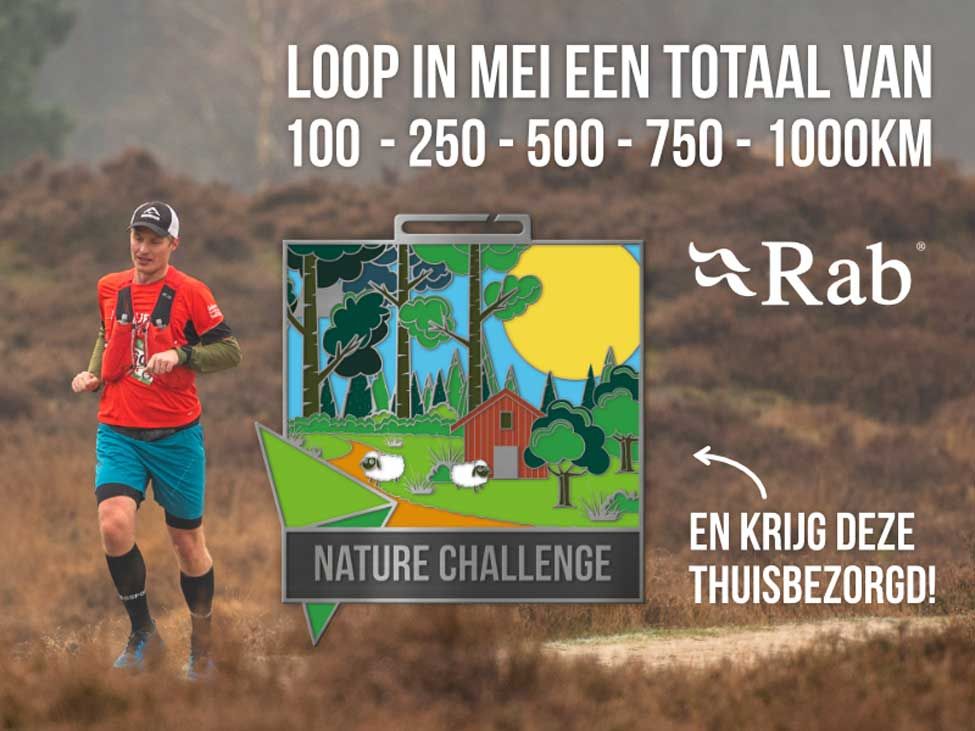 wandelnieuws nature challenge banner voor rab