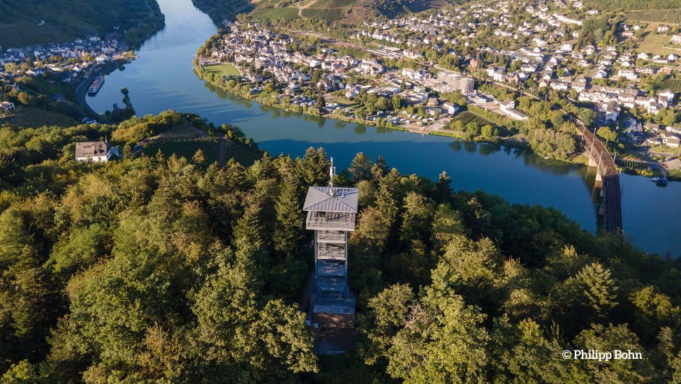 mosel prinzenkopfturm alf bullay doppelstockbrücke copyright philippbohn