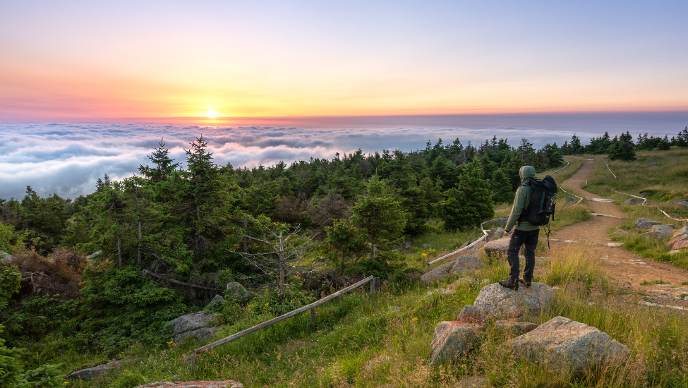 Brocken Mountain in de Harz