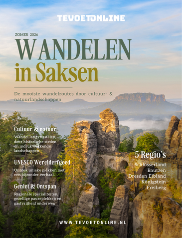 online magazine cover wandelen in saksen website