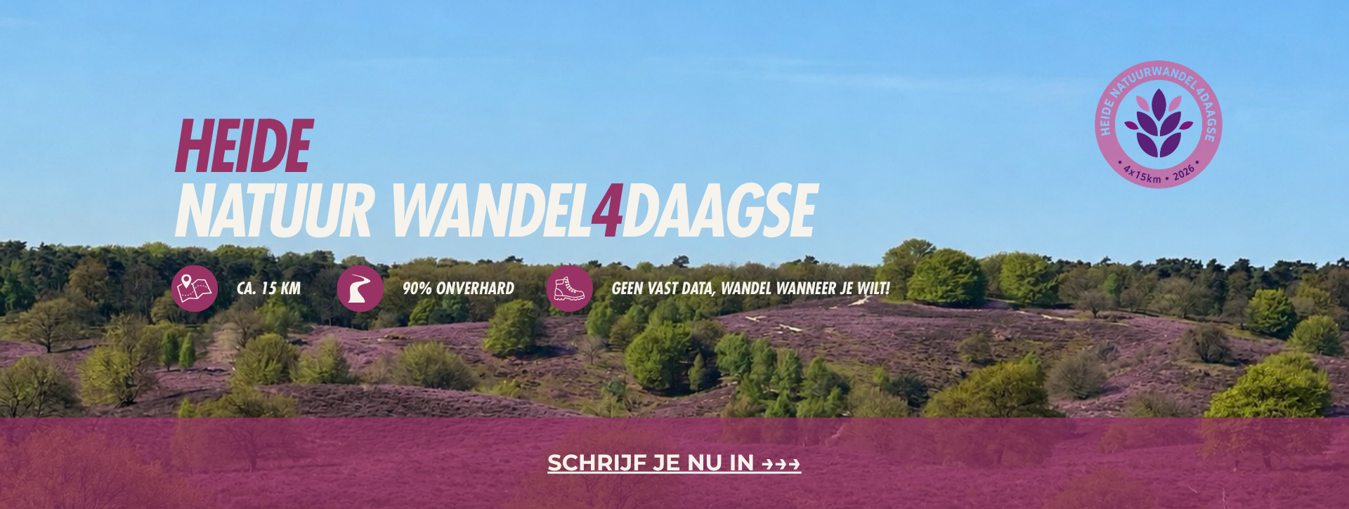 header heide natuur wandel4daagse 2026 juli 02