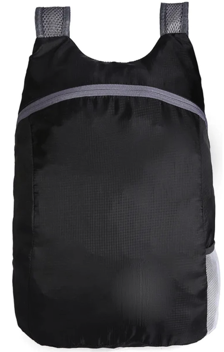 rugtas rugzak opvouwbaar lichtgewicht rugzak heren en dames outdoor backpacken camping spatwaterdicht schooltas wandelen reizen zwart