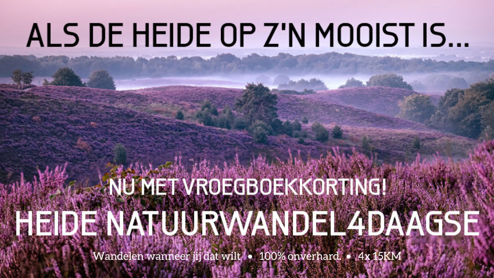 heide natuur wandelvierdaagse
