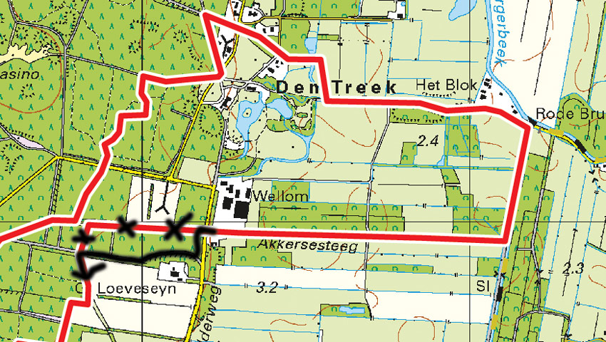 routewijziging dentreek 2025km