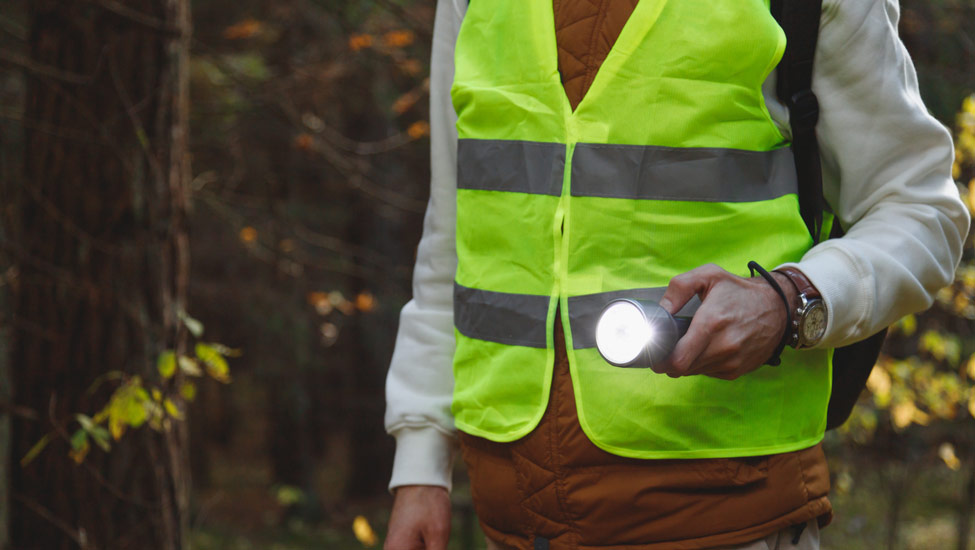 wandelnieuws hesje zaklamp shutterstock